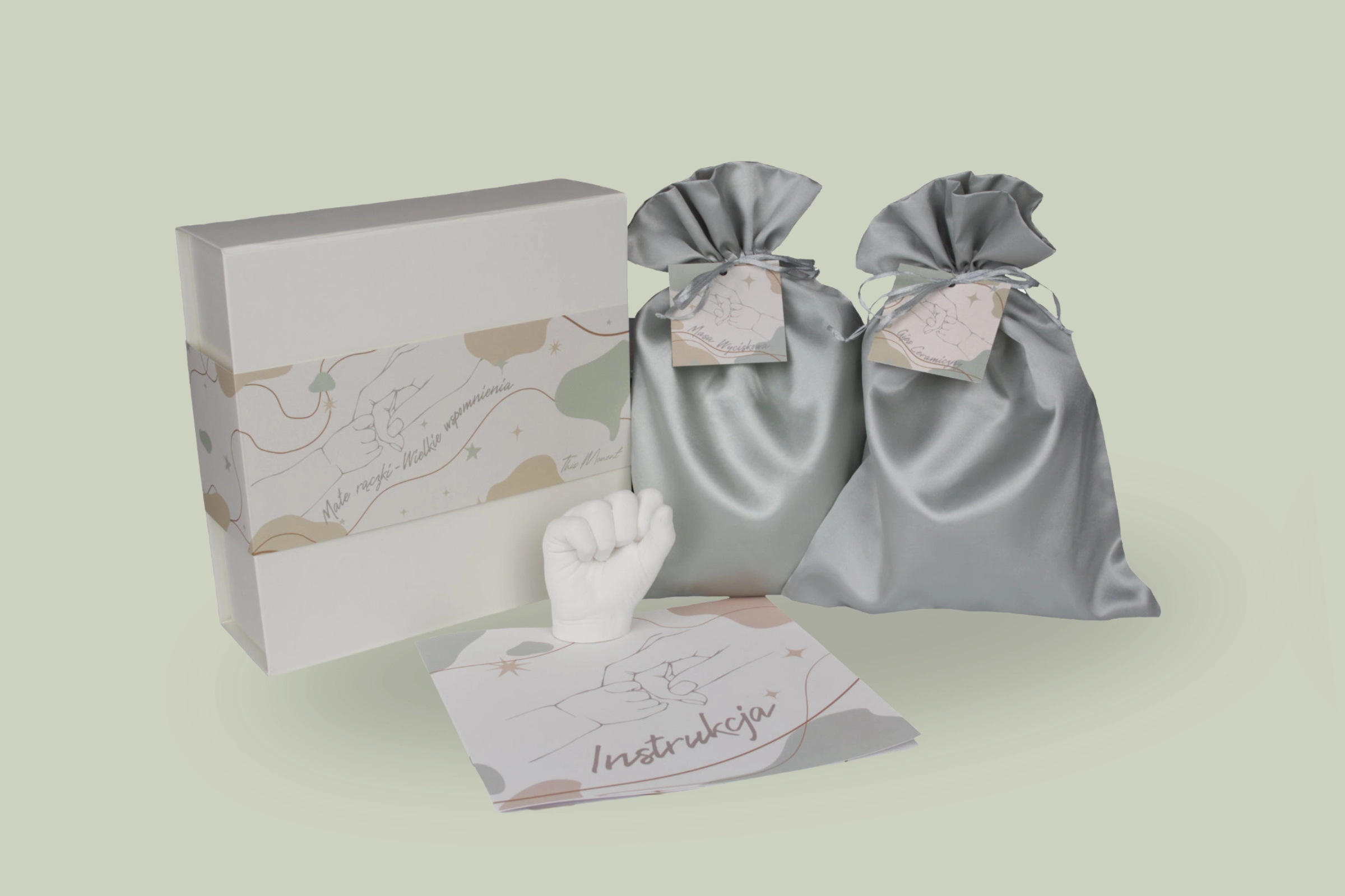 Kids Elegance – zestaw do odlewu rączki i stópki dziecka